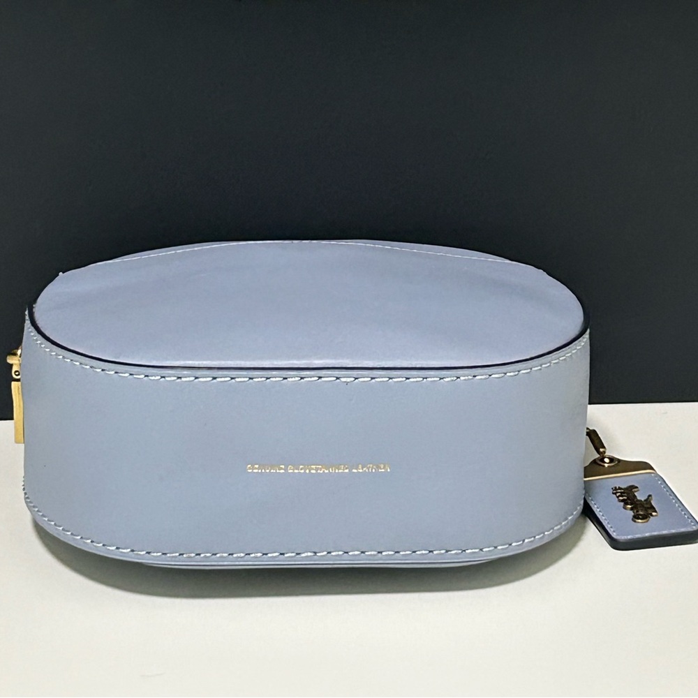 COACH Canteen Glovetanned Smooth Leather in Twilight Blue - Picture 6 of 11